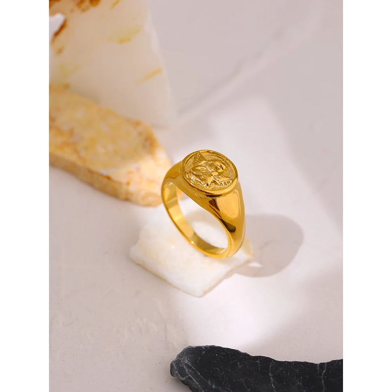 Golden Angel Ring