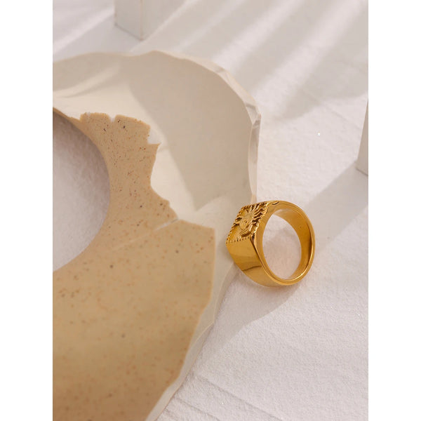 Sun Abstract Ring