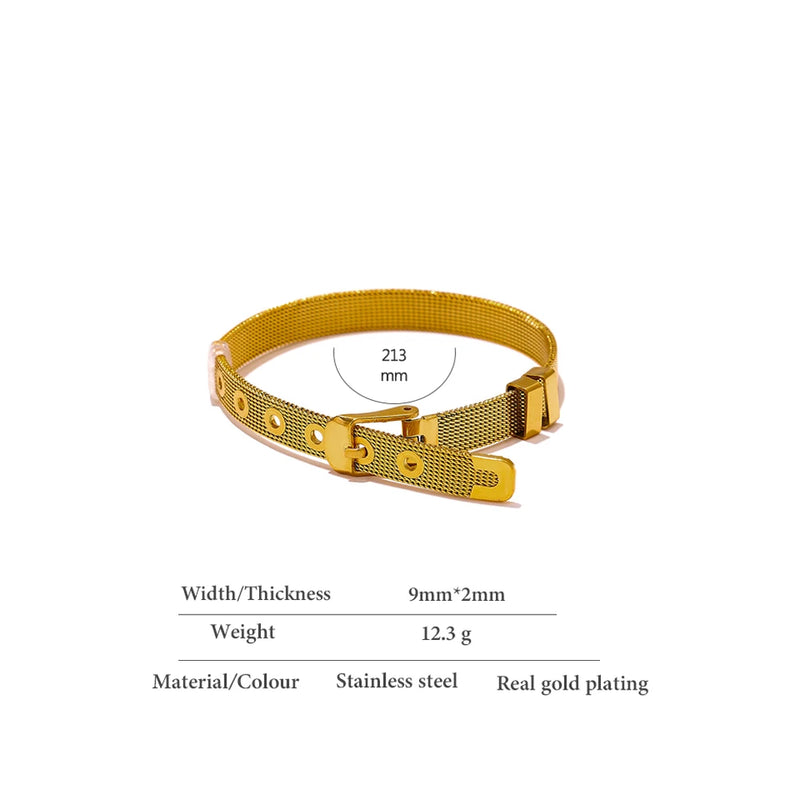 Golden Belt Bracelet