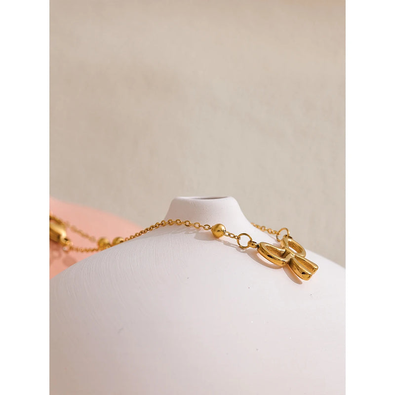 Golden Bowknot Bow Bracelet