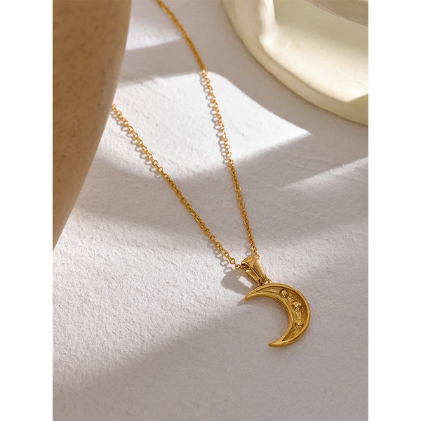 Golden Moon Necklace