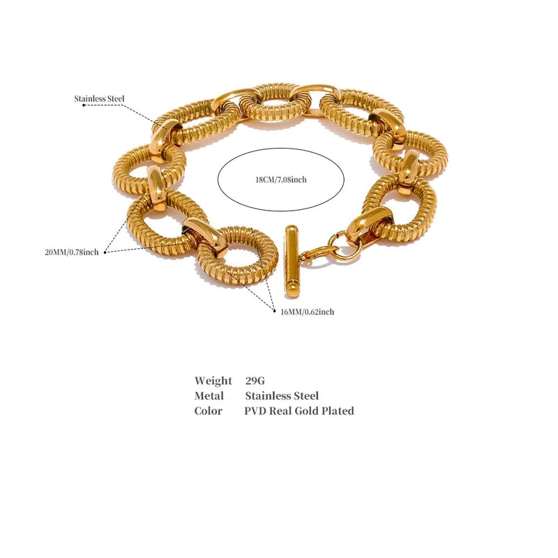 Oval Chain Bracelet