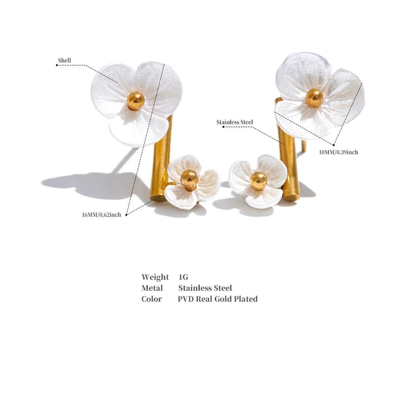 Fairy Flower Stud Earrings