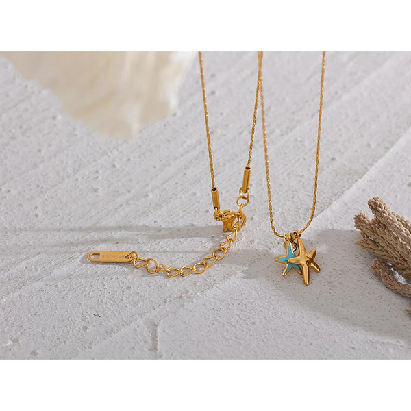 Summer Starfish Necklace