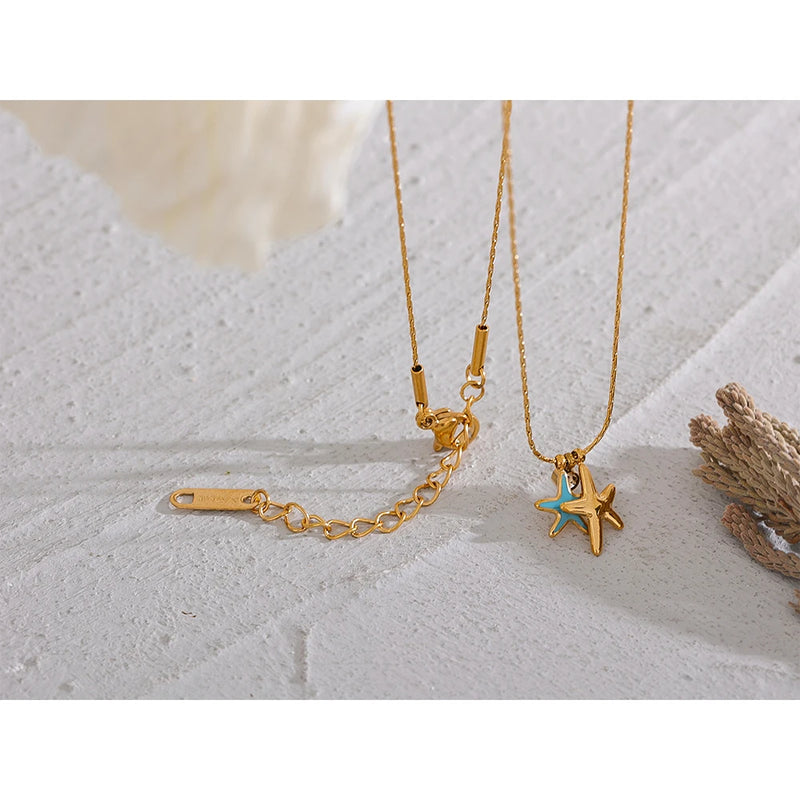 Summer Starfish Necklace