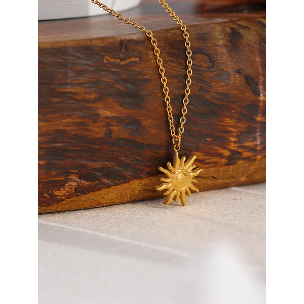 Solar Flare: A Casting Sun Necklace