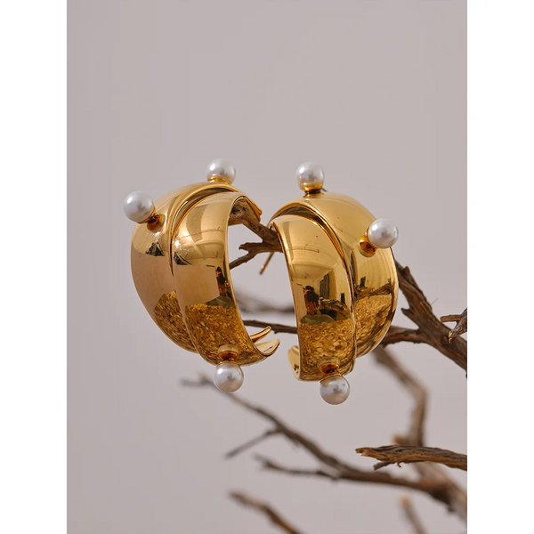 Temperament Unusual Hoop Earrings