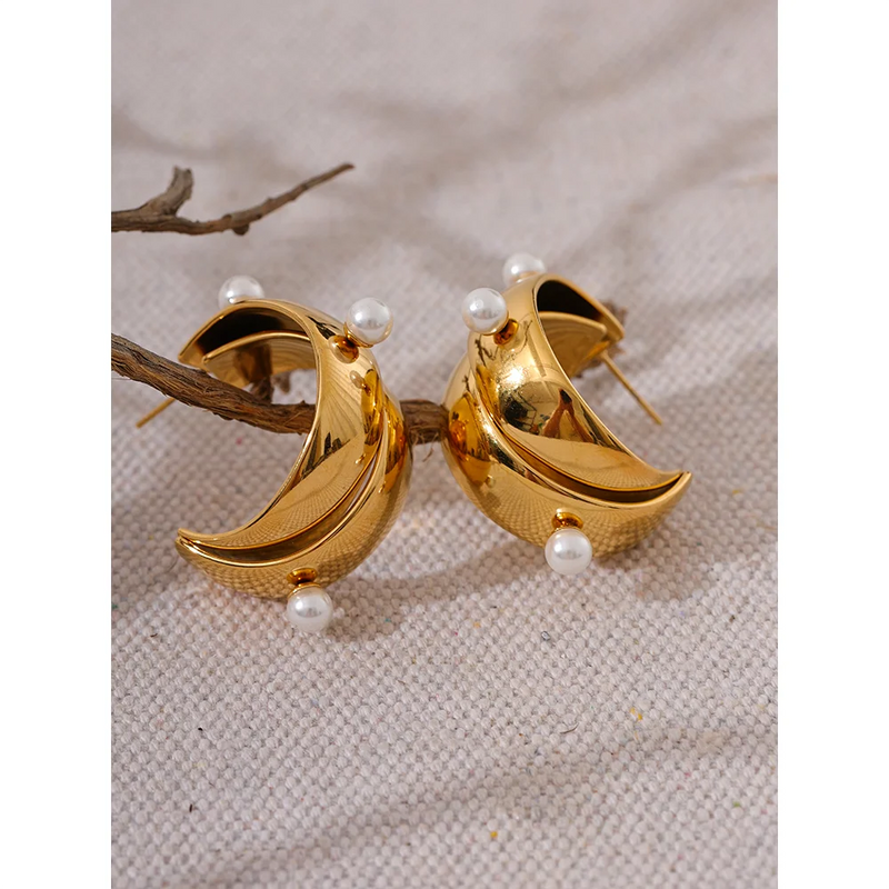 Temperament Unusual Hoop Earrings