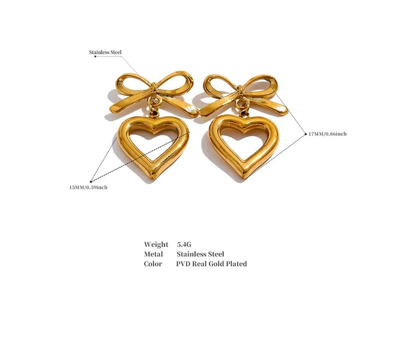 The Sweetheart Earrings: A Playful Dance of Hearts