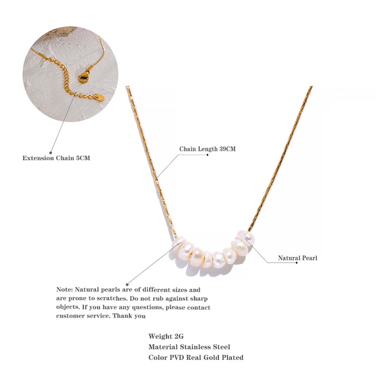 Natural Pearl Beads Necklace