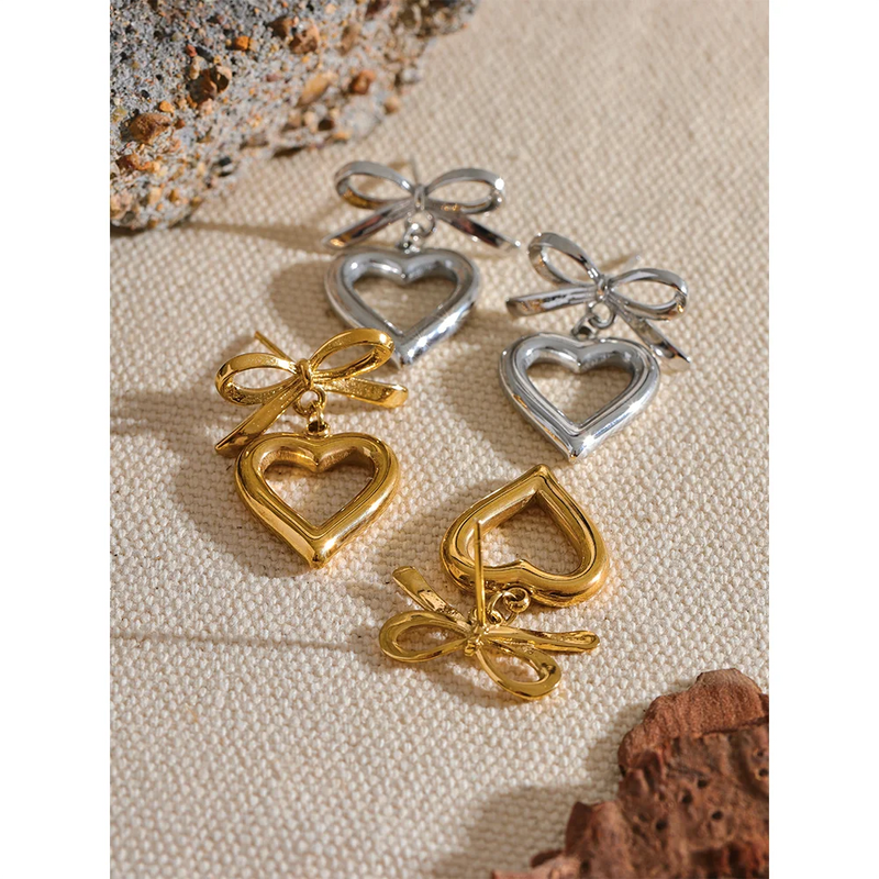 The Sweetheart Earrings: A Playful Dance of Hearts