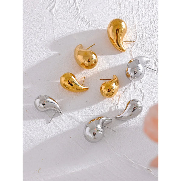 Water Drop Stud Earrings